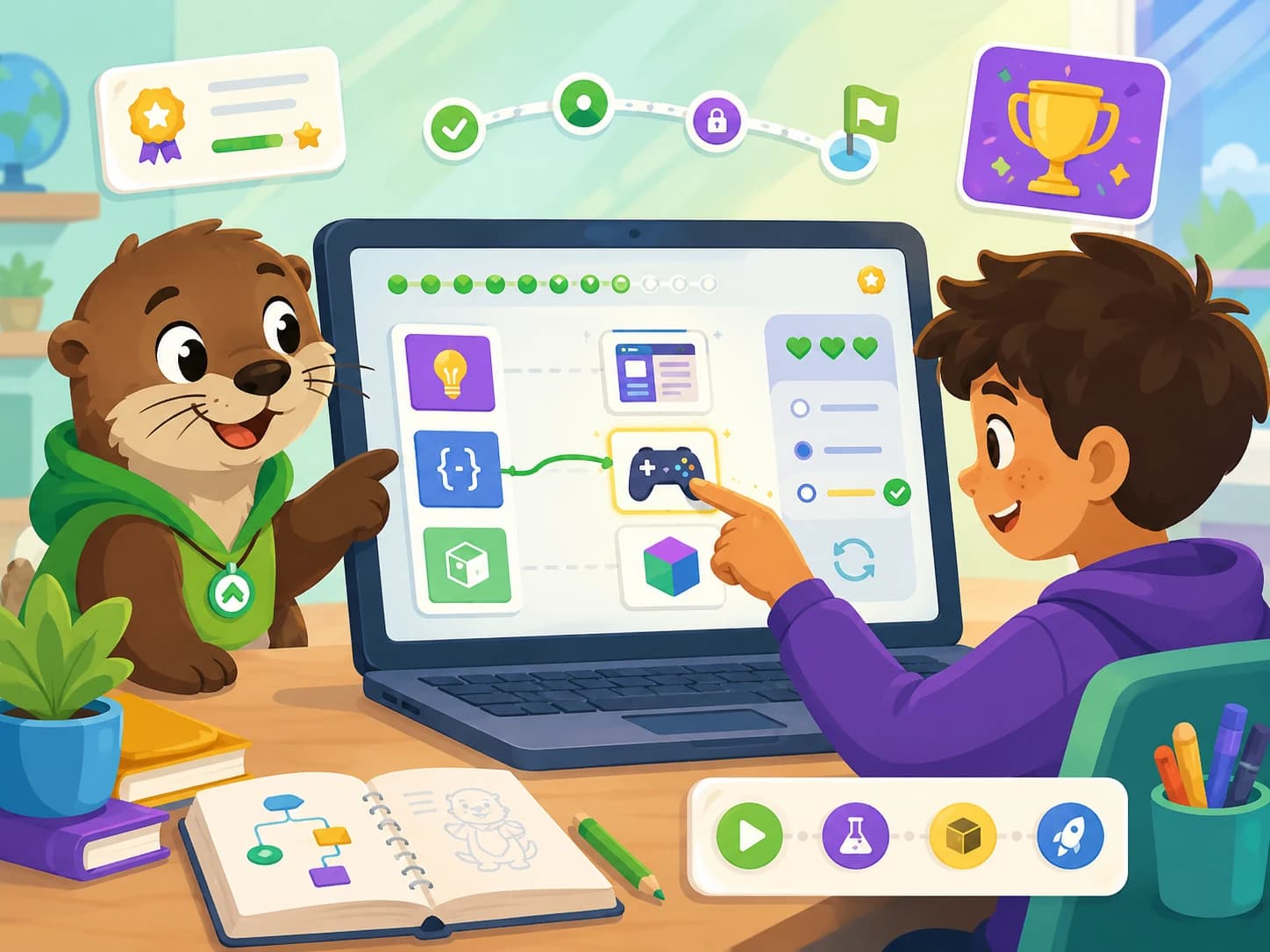 Aprende con lecciones interactivas